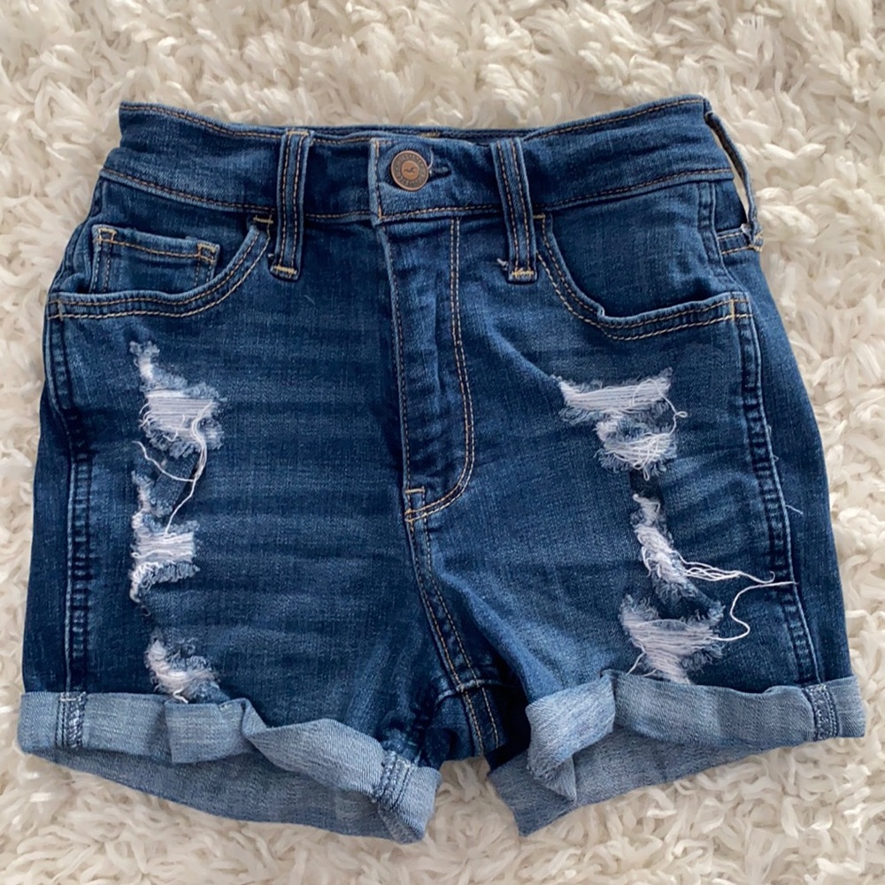Hollister jean shorts